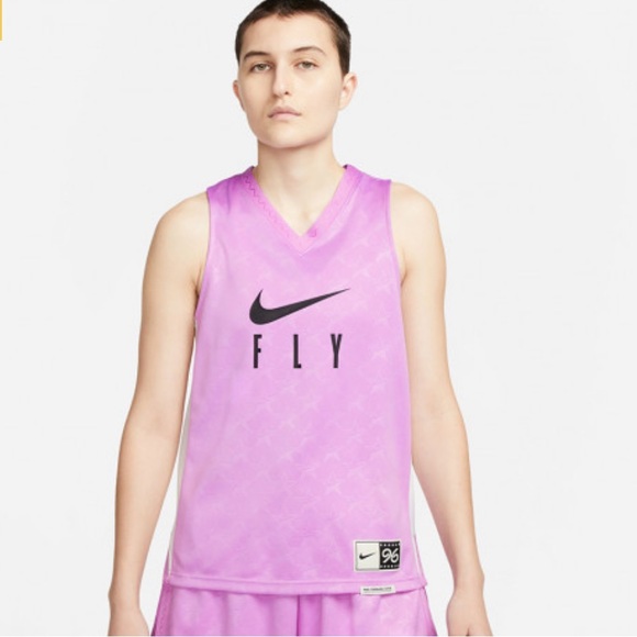 Nike Dri-Fit Purple & White Basketball Jersey Tank Top | Size 3XL - Picture 2 of 13